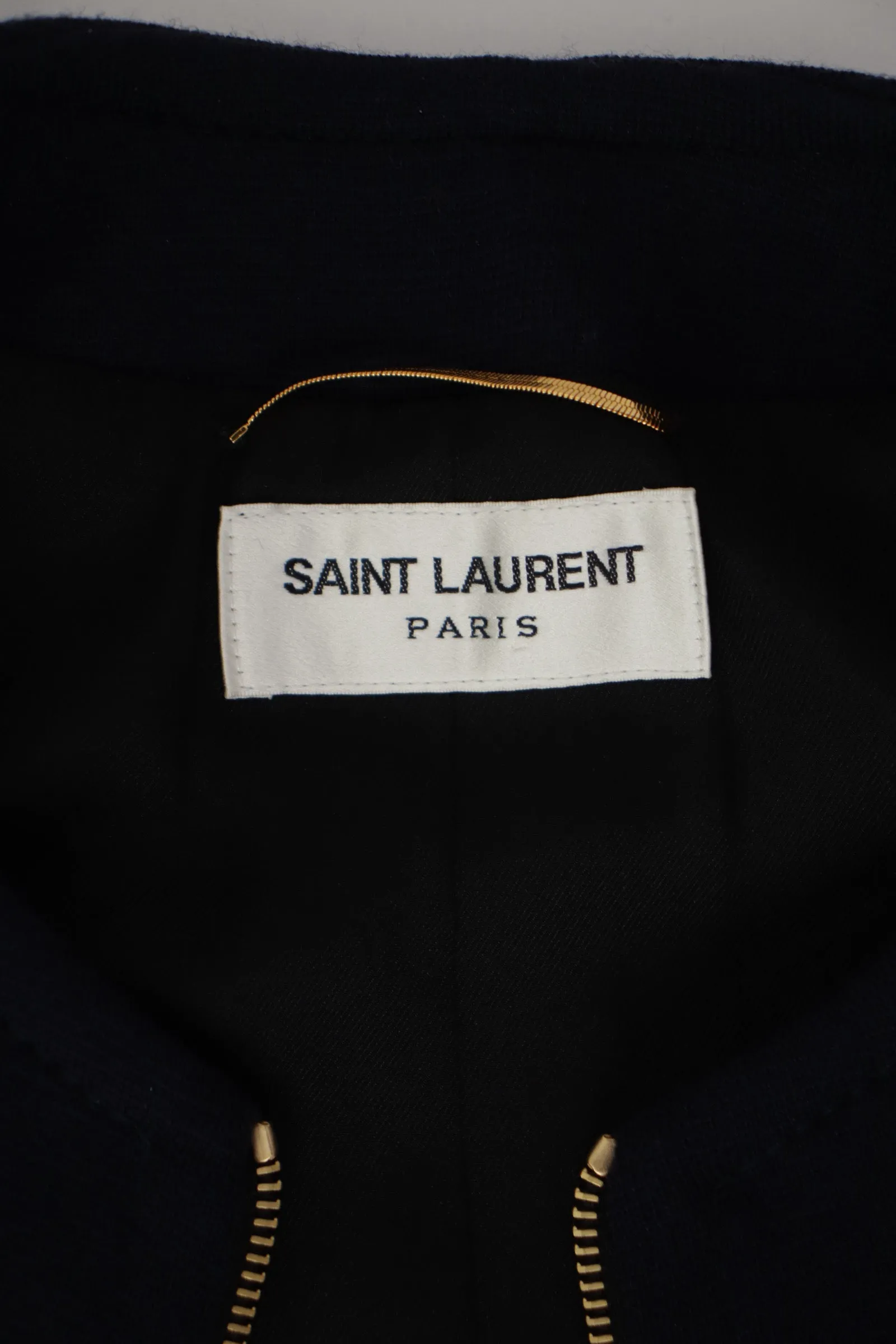2021 Saint Laurent Wool Zip Jacket