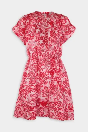 Adra Carol Short Dress in Mix 1
