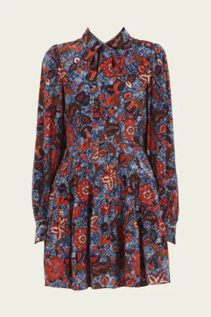 Aliya Dress in Clemantis
