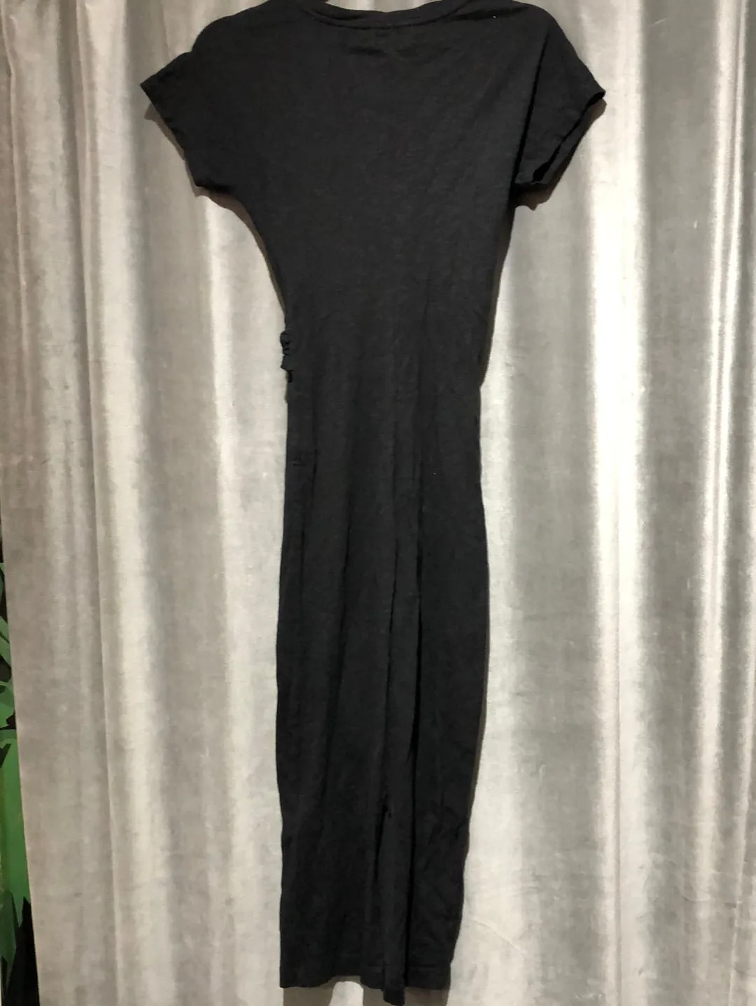 ALL SAINTS Black Short Sleeve Cotton Ma