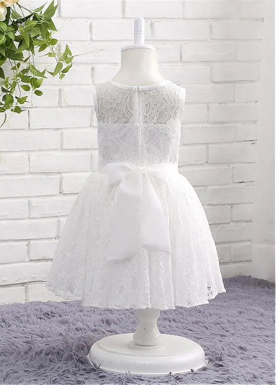 Alluring Flower Girl Dresses With Sash & Bowknot