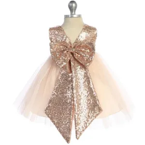 Baby Belle of the Ball Dress - Blush Shimmer