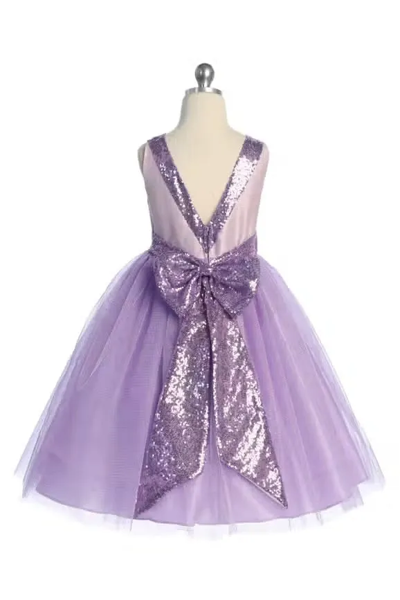 Baby Belle of the Ball Dress - Lilac Shimmer