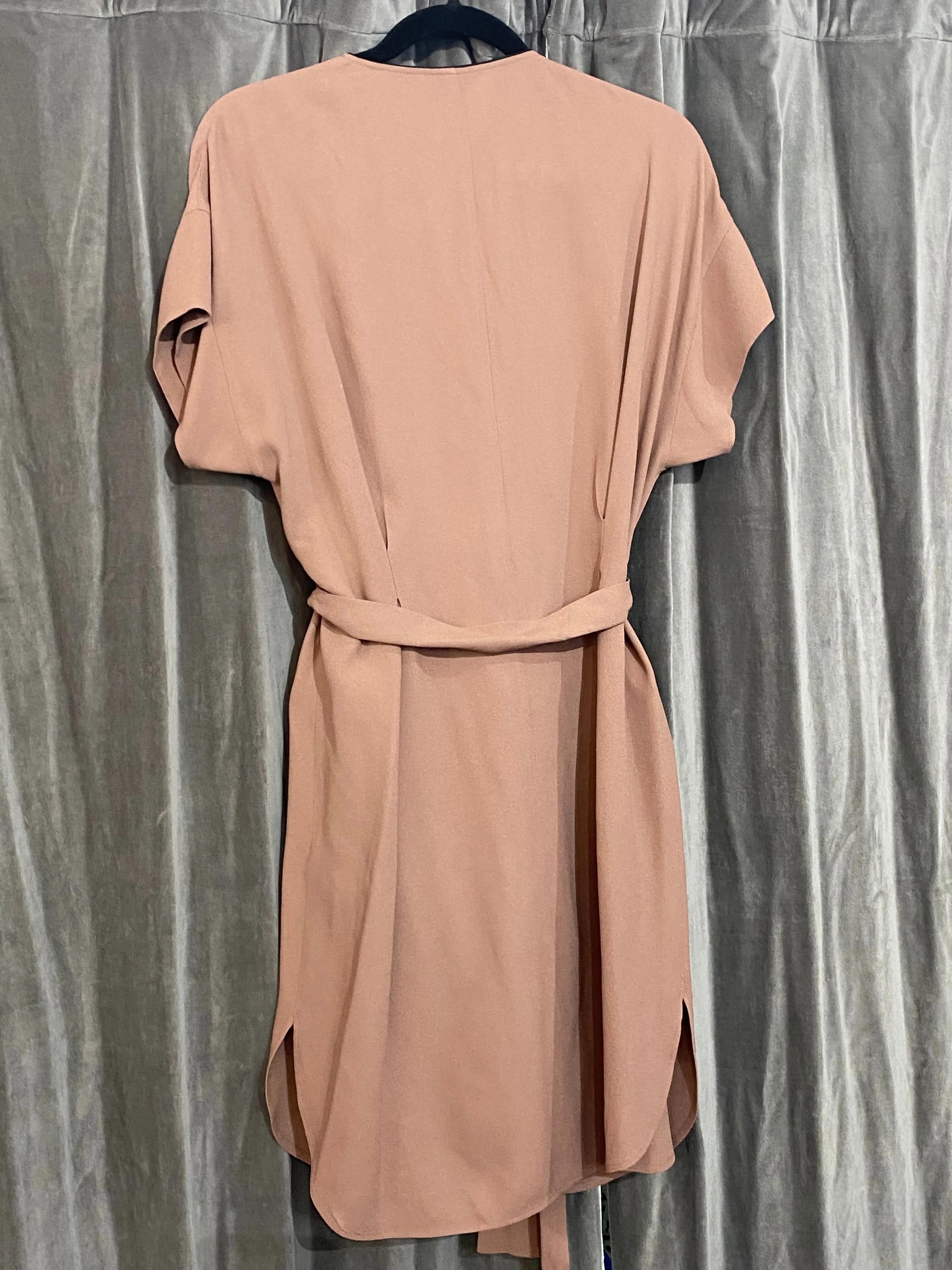 Belstaff Blush Silk Short Sleeve Dress with grommet