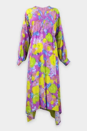 Bridge Dress in Magenta Multi
