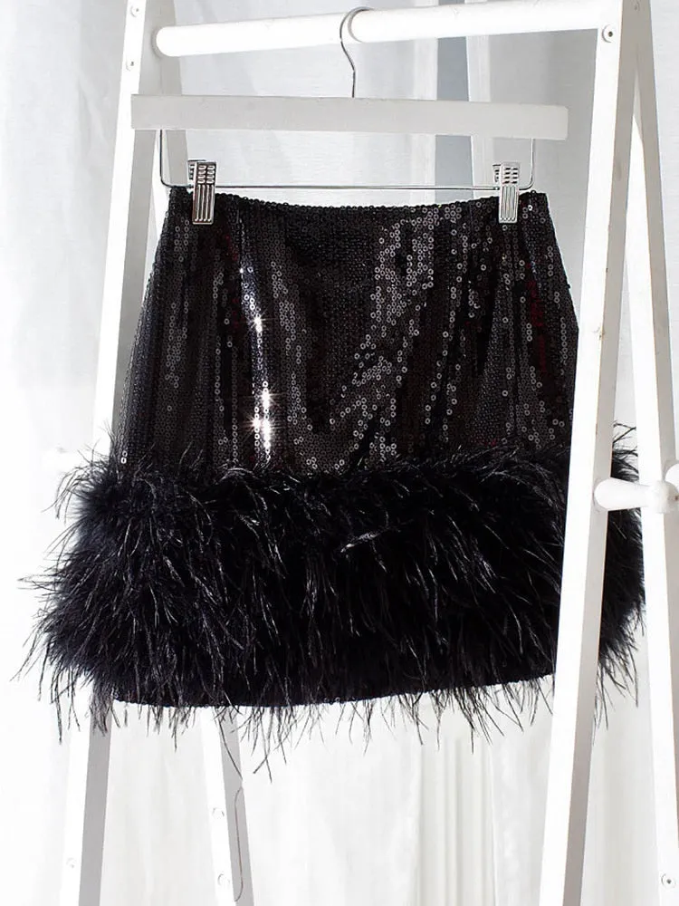 Bright Silk Skirt