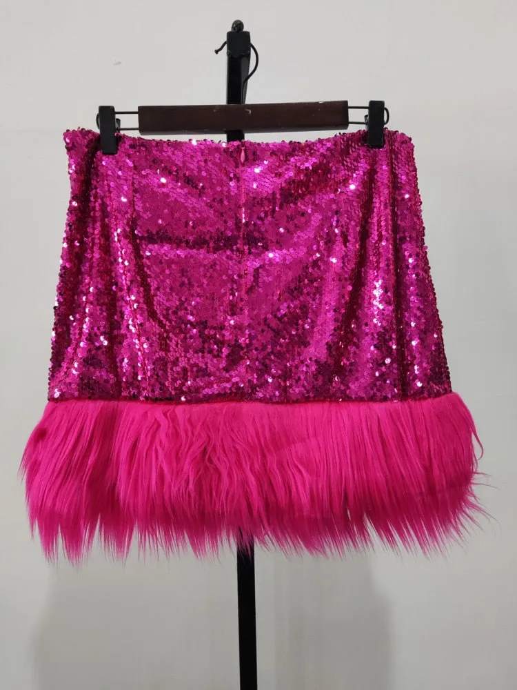 Bright Silk Skirt