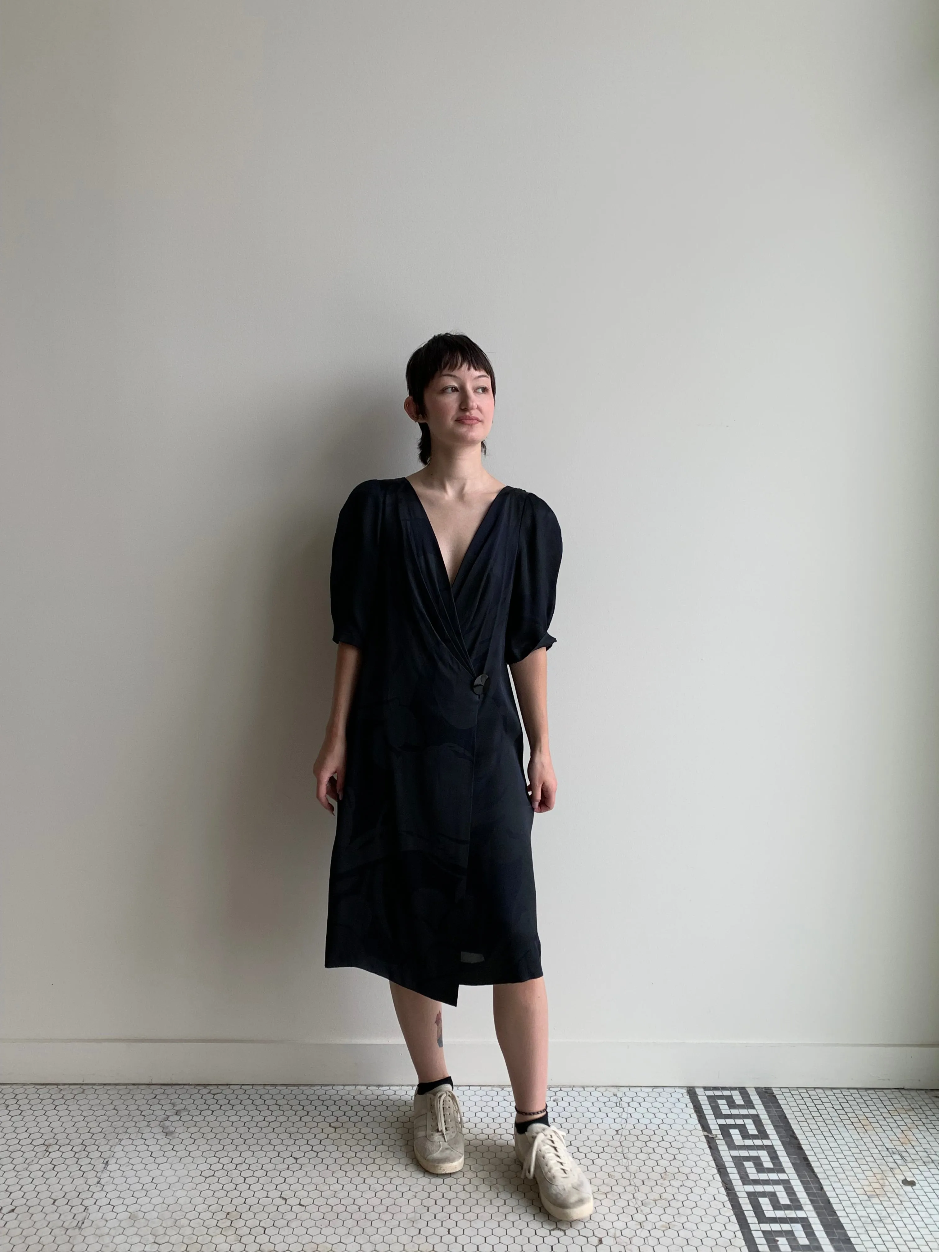 Chloe satin silk dress