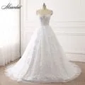Chrystal Taylor Sweetheart Mermaid Pearls Lace Wedding Dresses