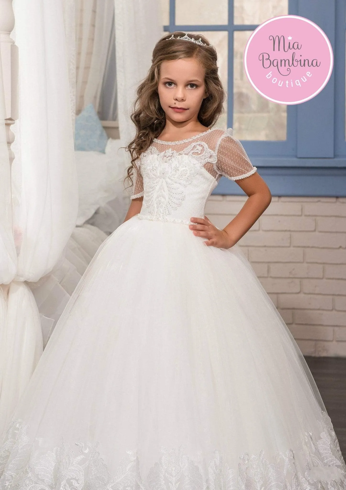 Columbus Girls First Communion Dress