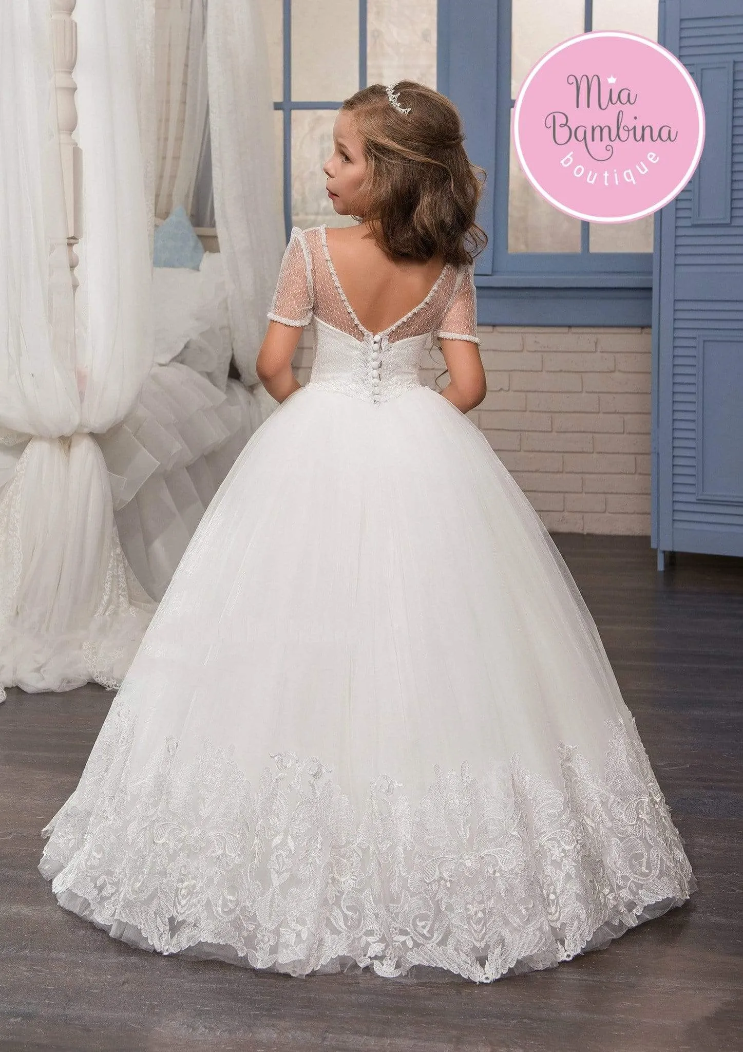 Columbus Girls First Communion Dress
