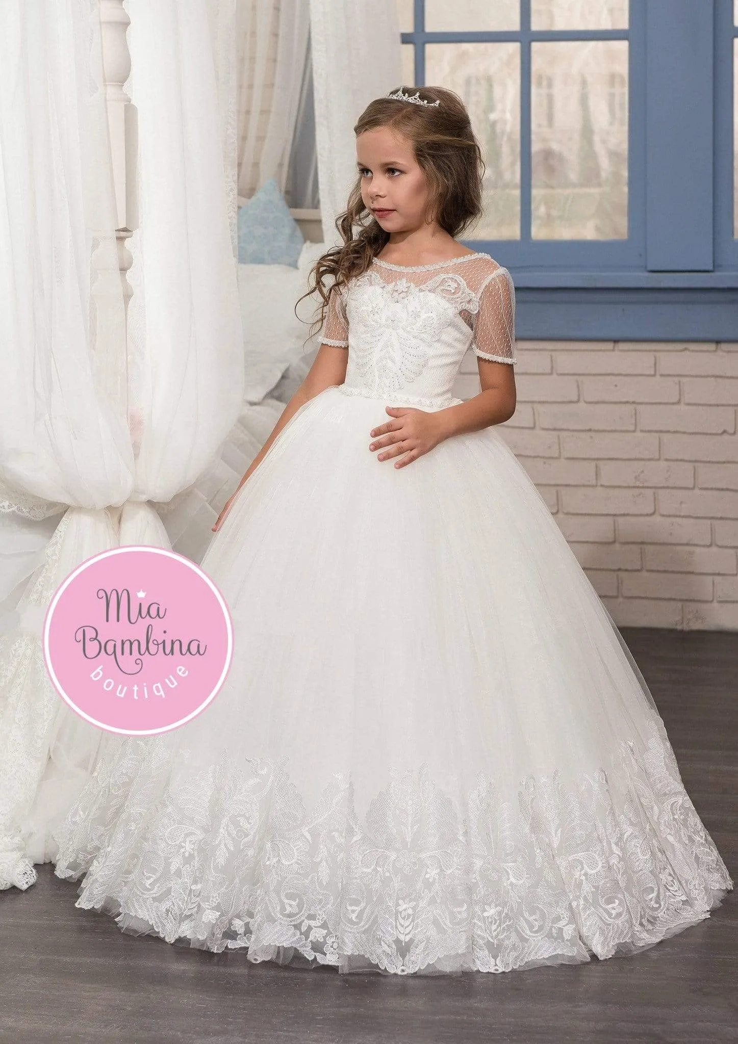 Columbus Girls First Communion Dress