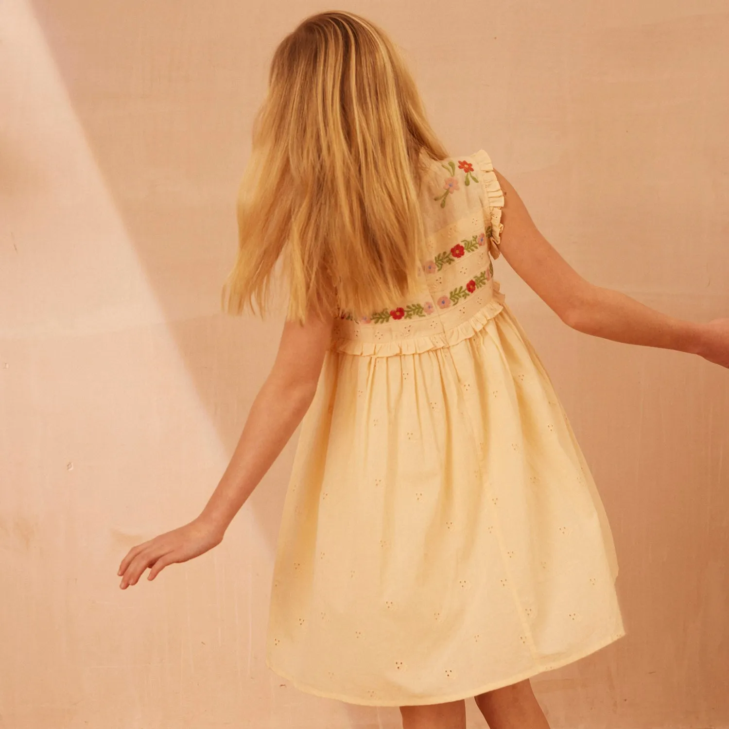Cotton Irra Dress - Milk Prairie Broderie