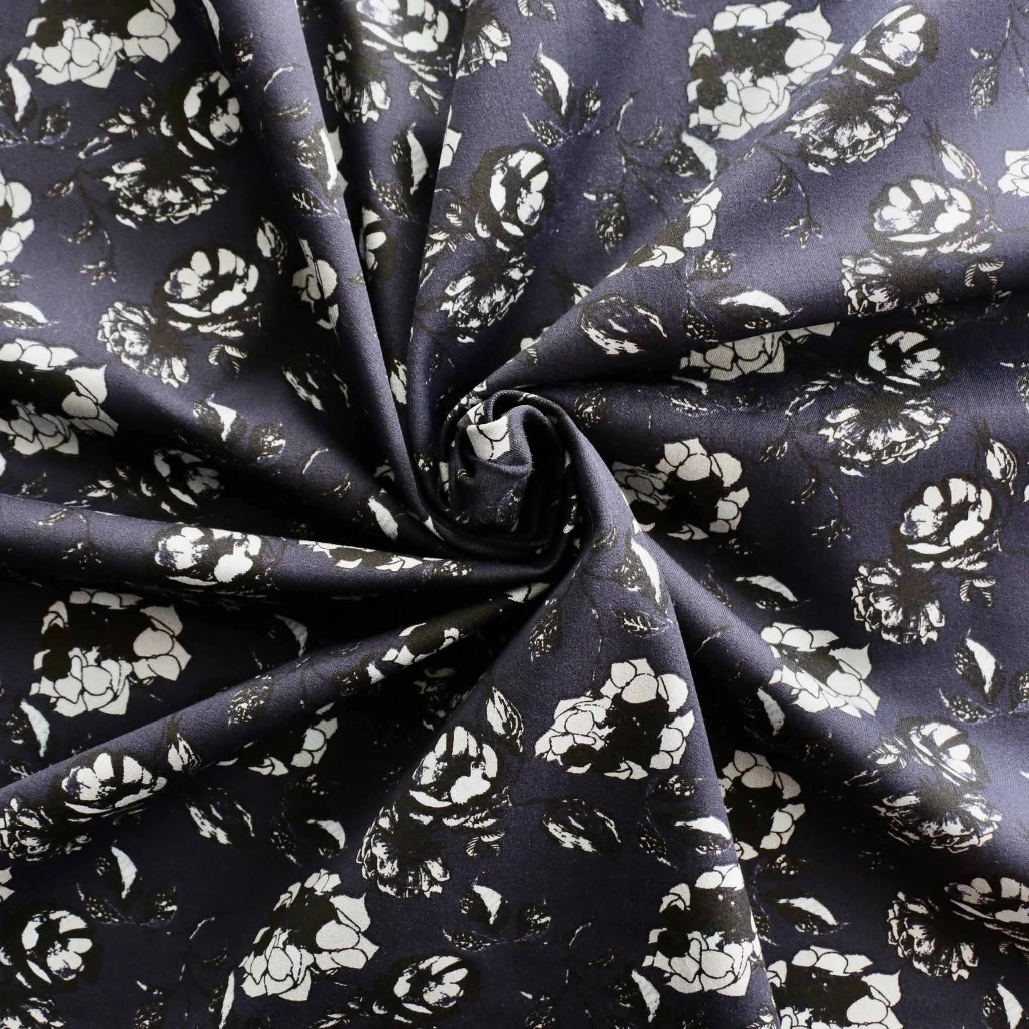 Cotton Twill Fabric - Mixed flower design