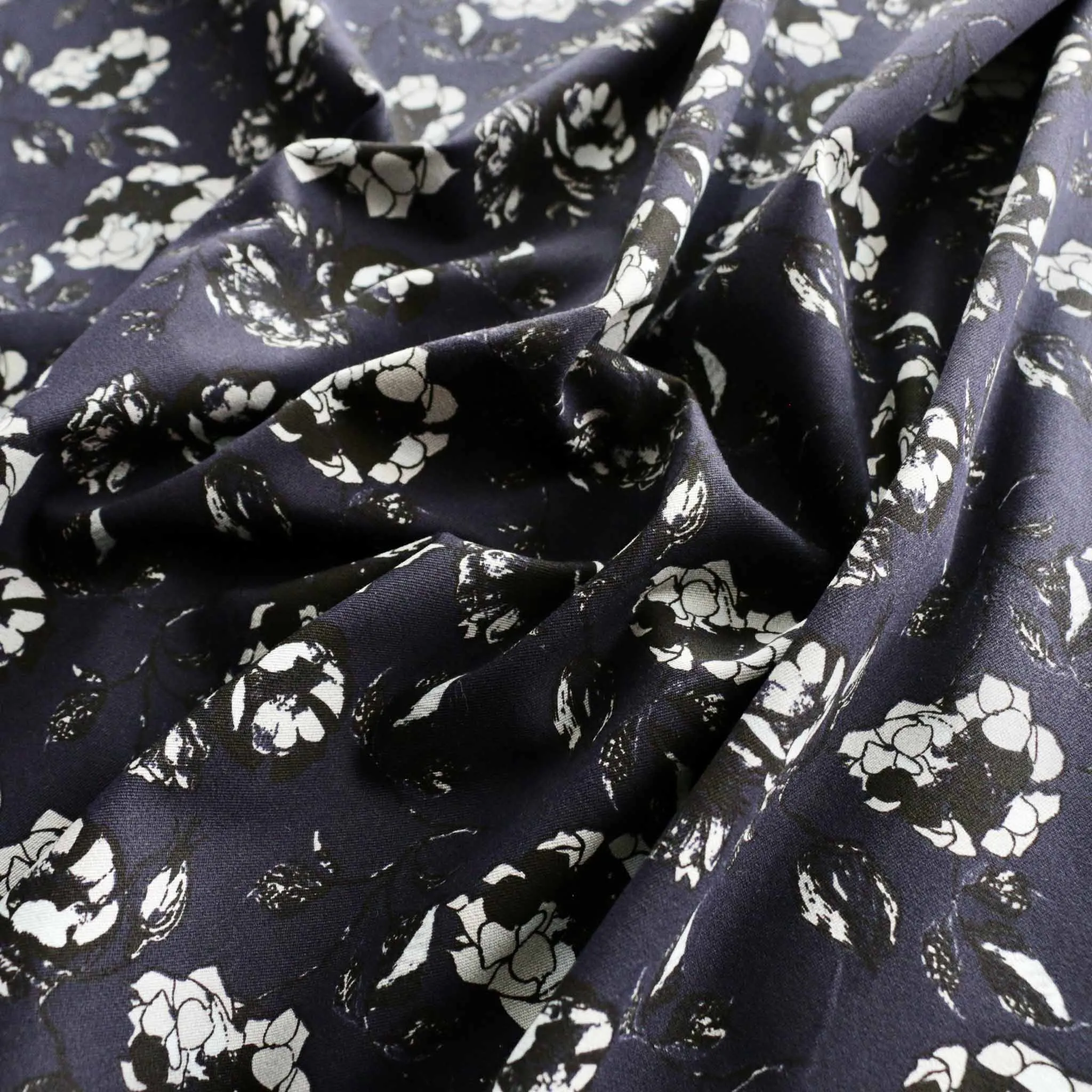 Cotton Twill Fabric - Mixed flower design