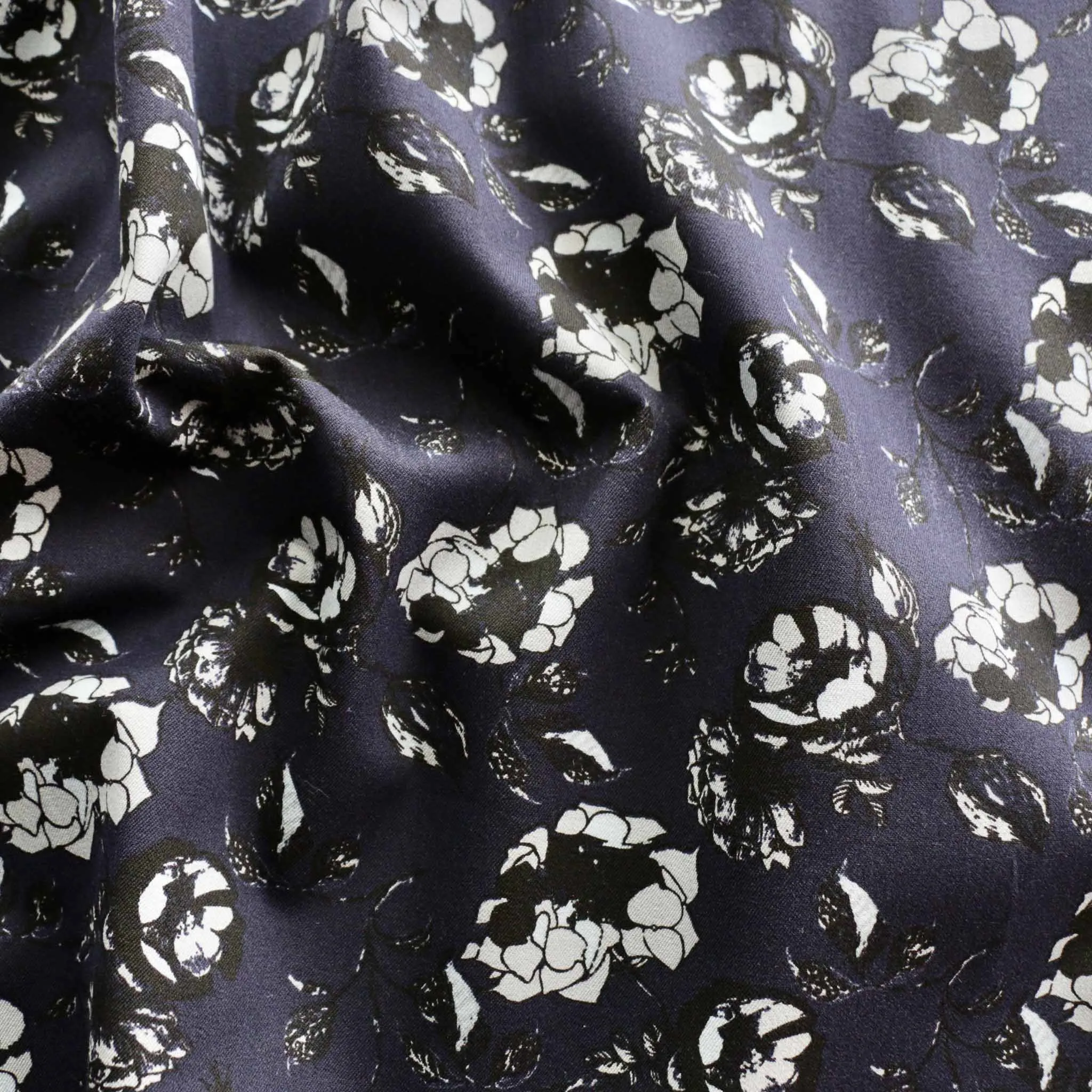 Cotton Twill Fabric - Mixed flower design