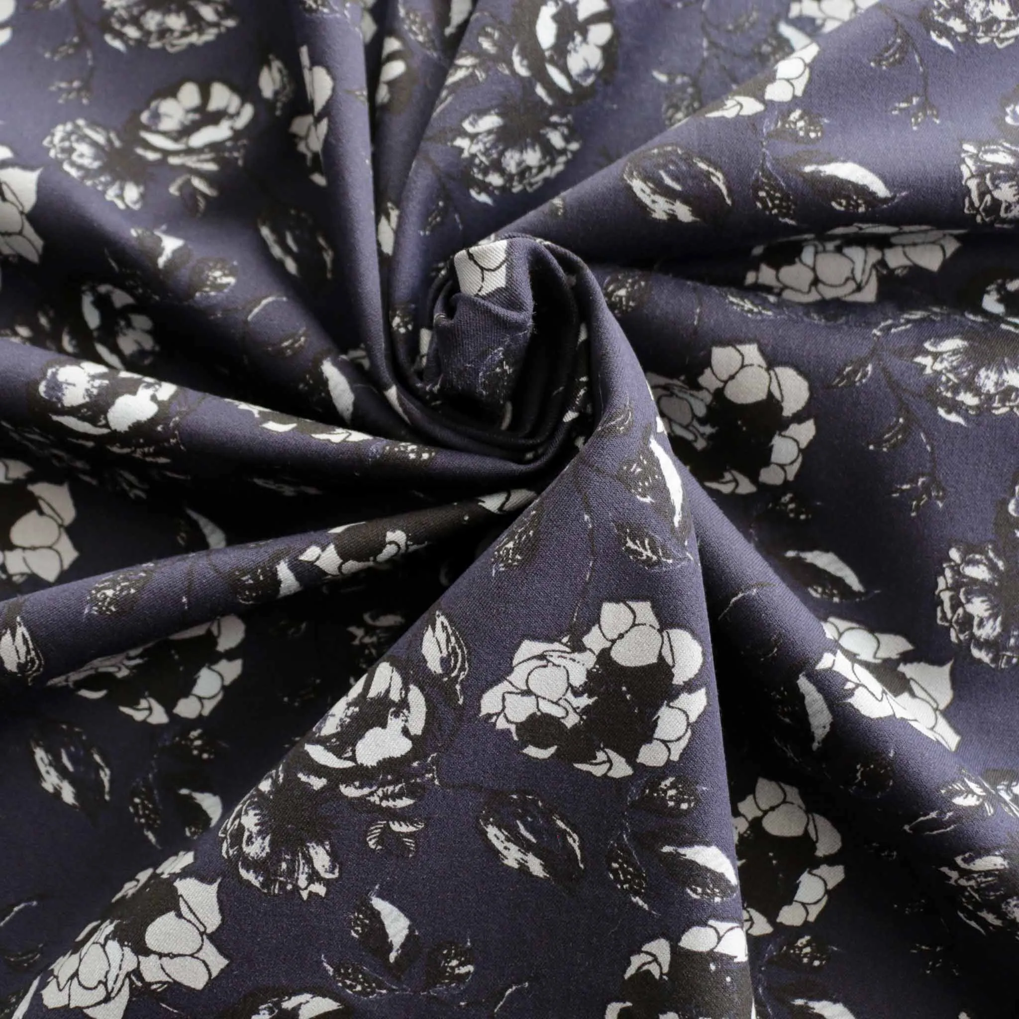 Cotton Twill Fabric - Mixed flower design