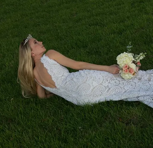 Couture Alencon Lace Mermaid Gown