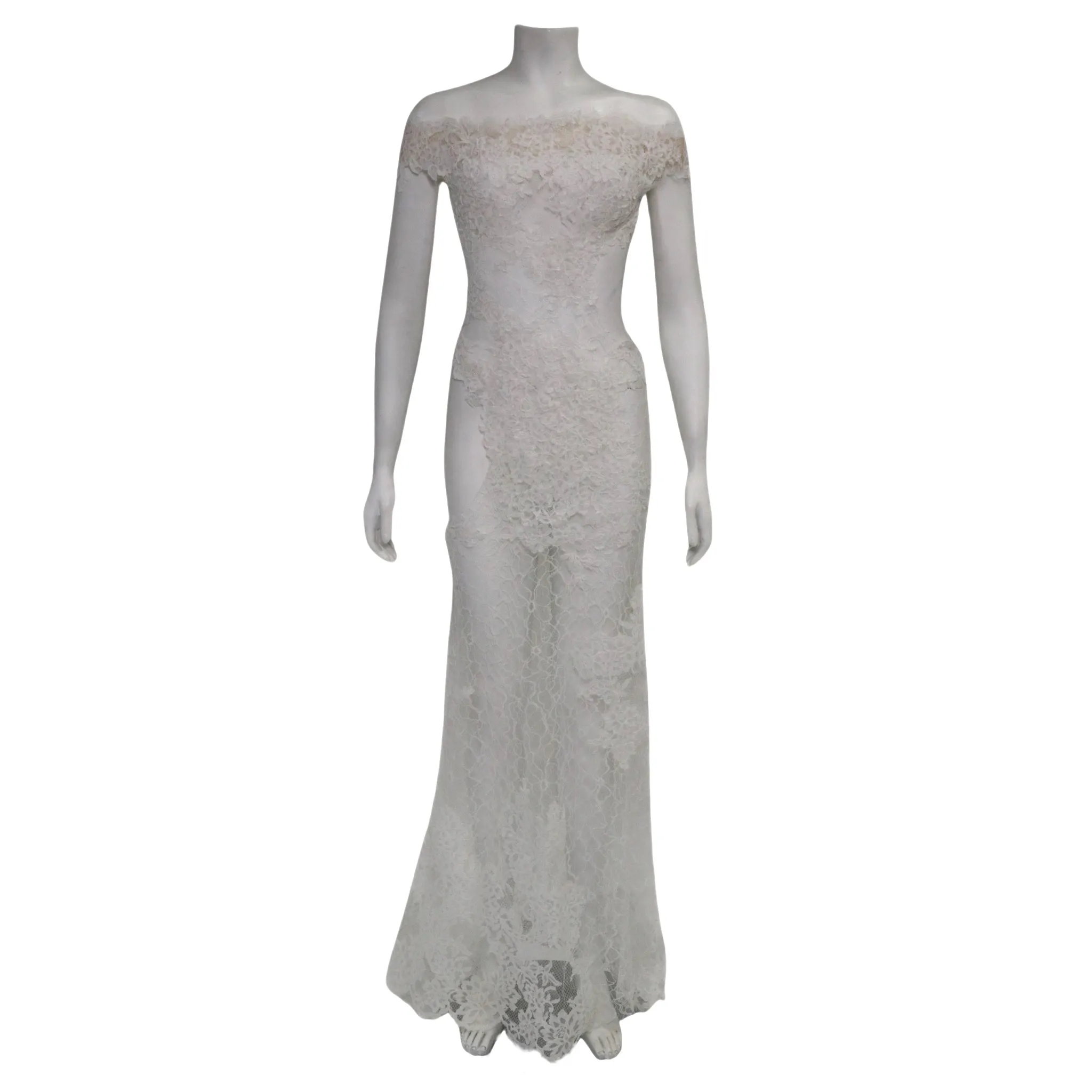 CUSTOM USAMA ISHTAY LACE GOWN