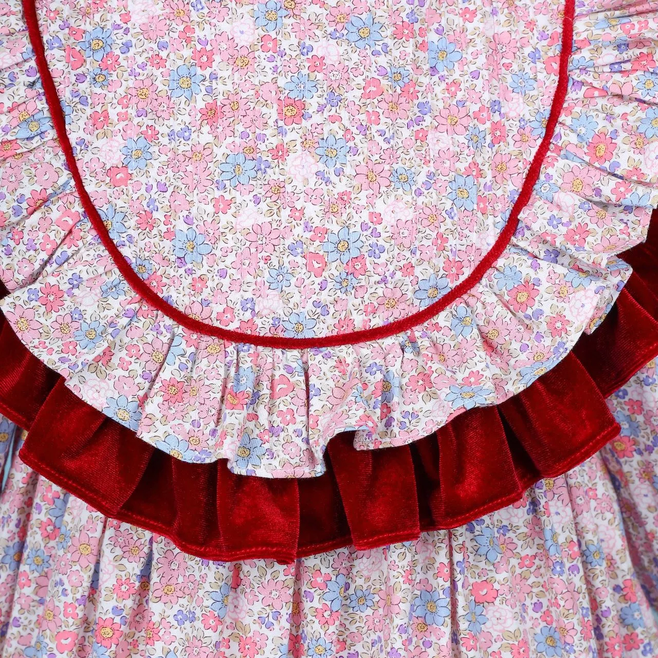 Davina Ruffle Collar Dress