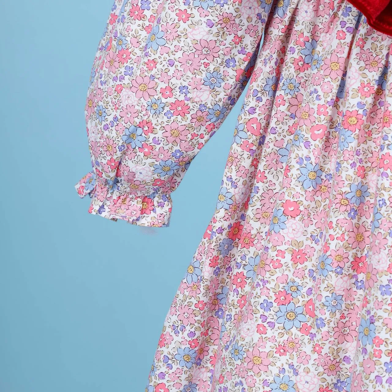 Davina Ruffle Collar Dress