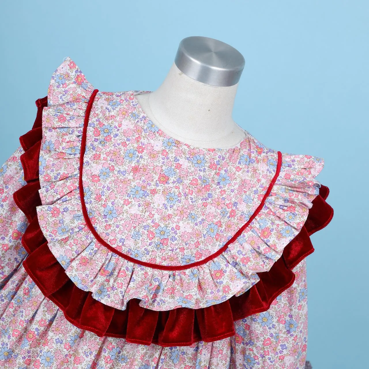 Davina Ruffle Collar Dress