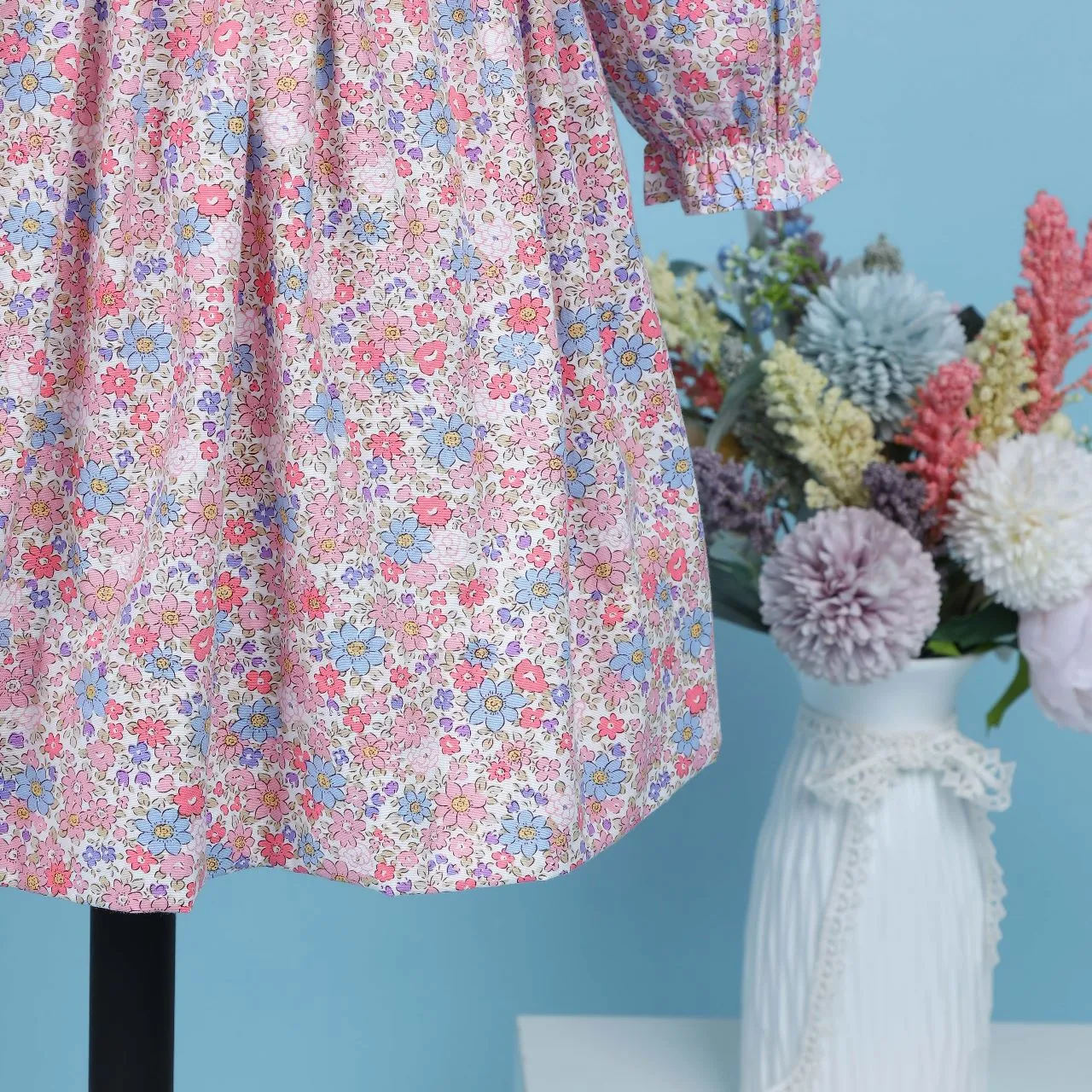 Davina Ruffle Collar Dress