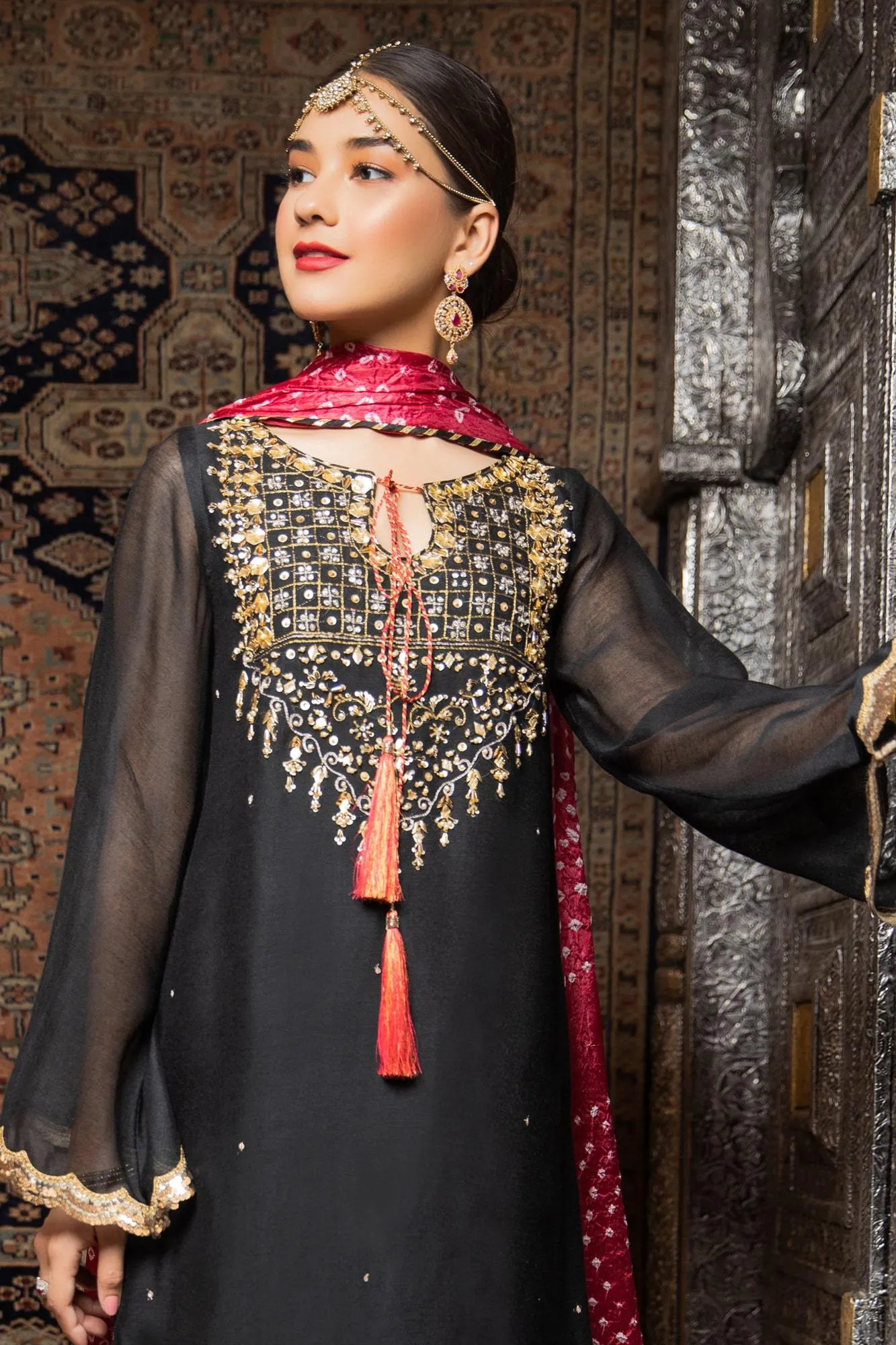 Designer Black Salwar Kameez Pakistani Eid Dresses