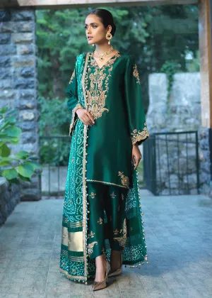 Designer Silk Green Salwar Kameez Pakistani Wedding Dresses