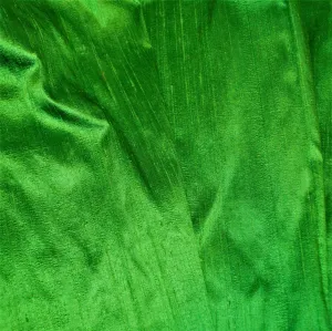 Dupioni Raw Silk True Green