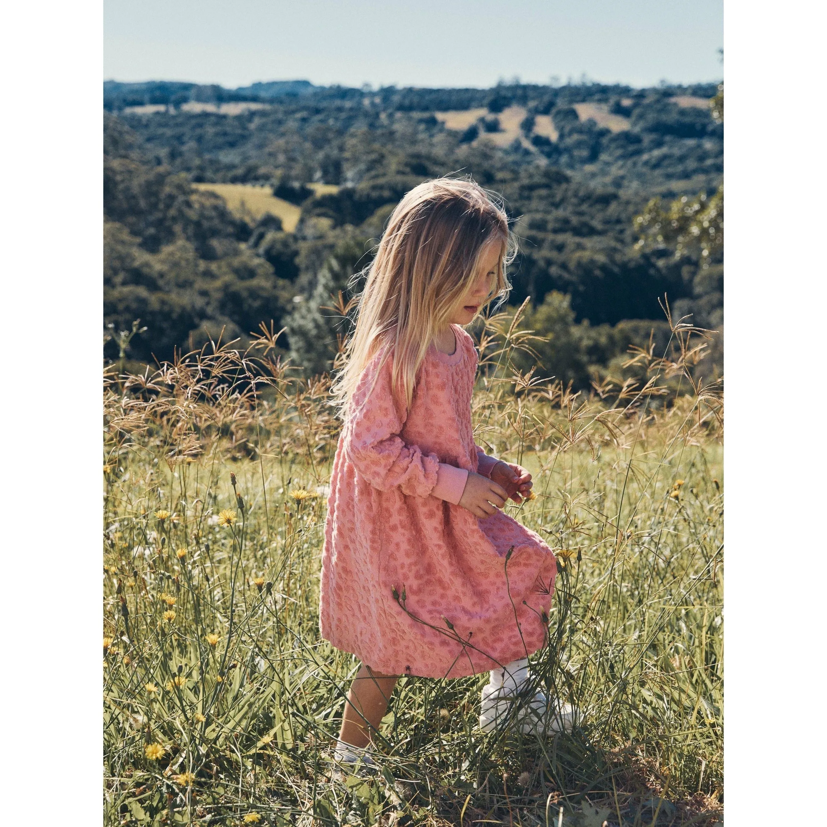 Dusty Rose Terry Dress
