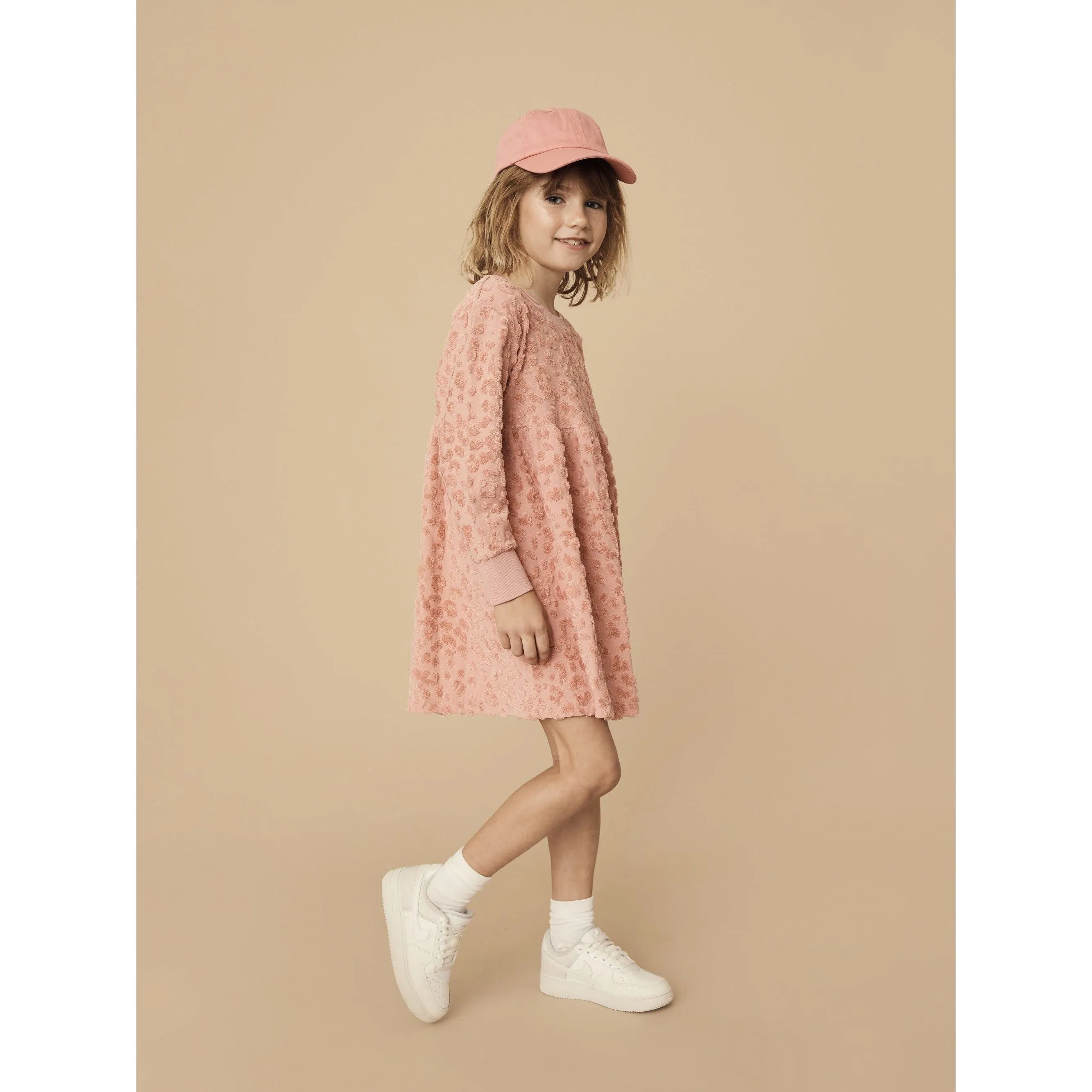 Dusty Rose Terry Dress
