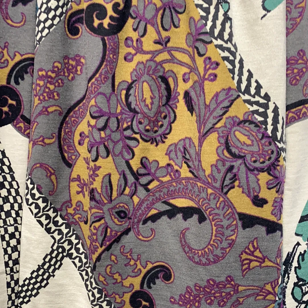 Etro Shortsleeve Printed Stretch Cotton Dress