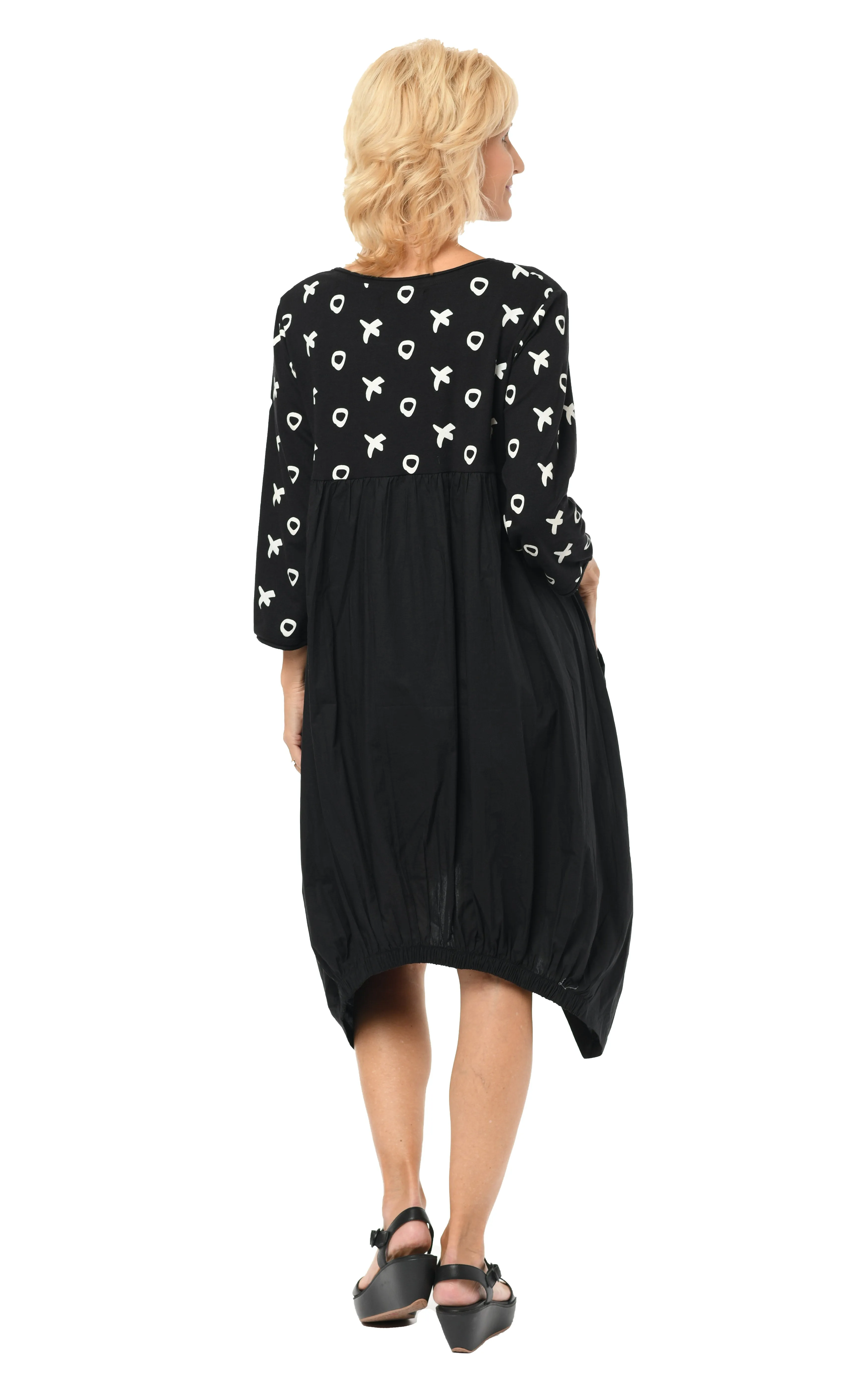FINAL SALE SDM641 Adele Dress in Black XO*