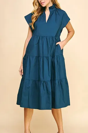 FINAL SALE: The Lacy Dress in Teal