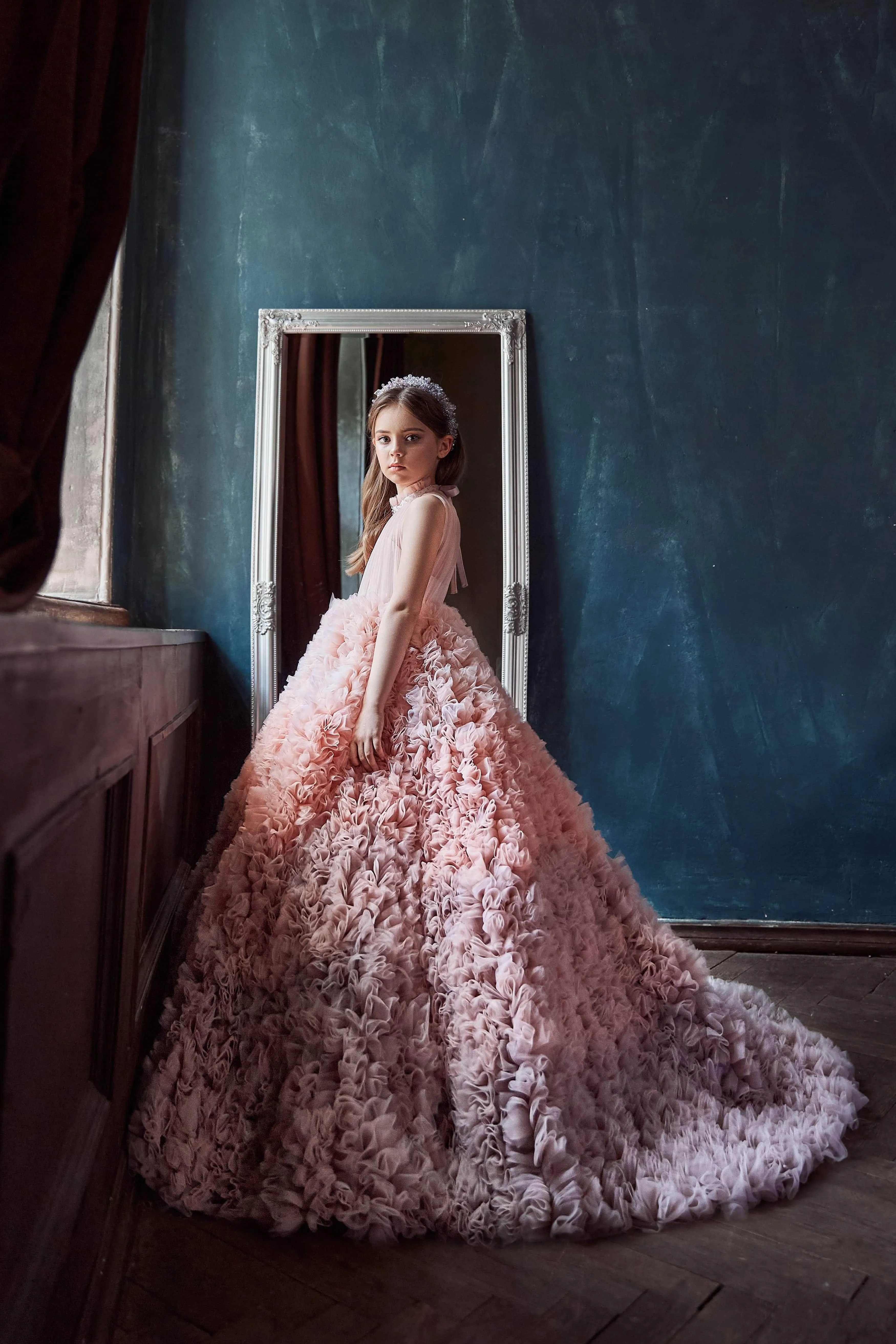 Galina Lovely Pink Princess Ball Gown for Party