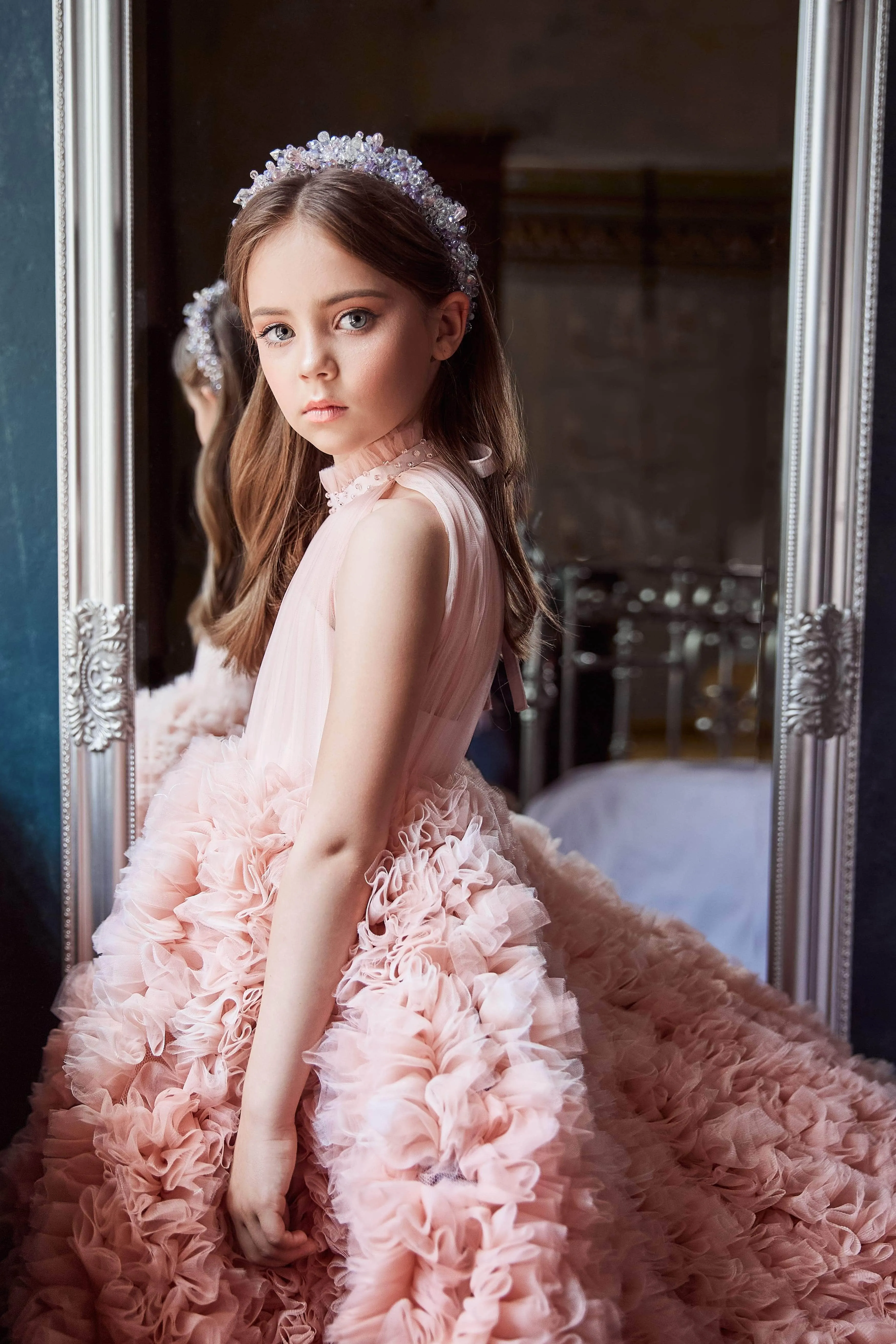 Galina Lovely Pink Princess Ball Gown for Party