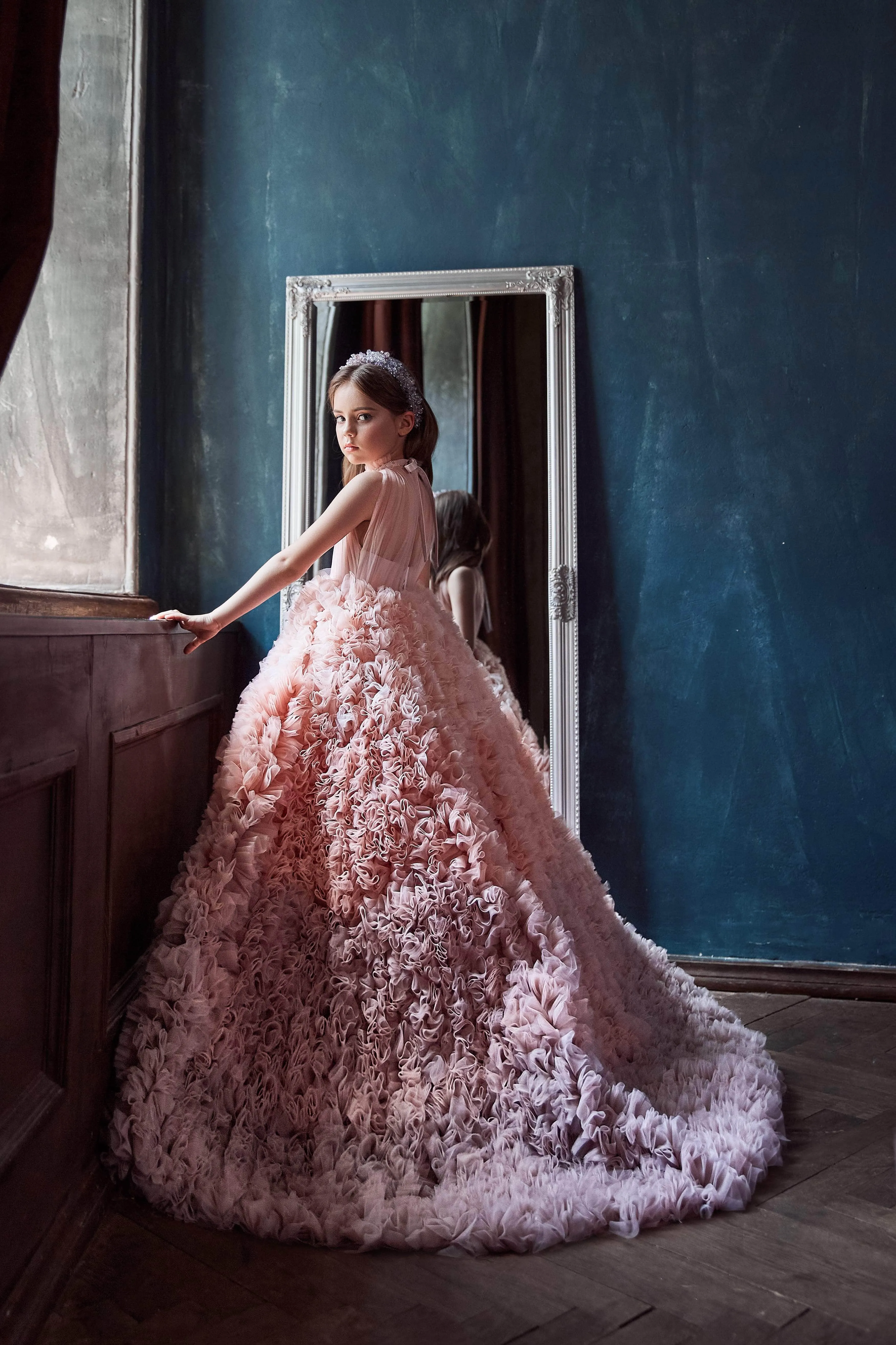 Galina Lovely Pink Princess Ball Gown for Party