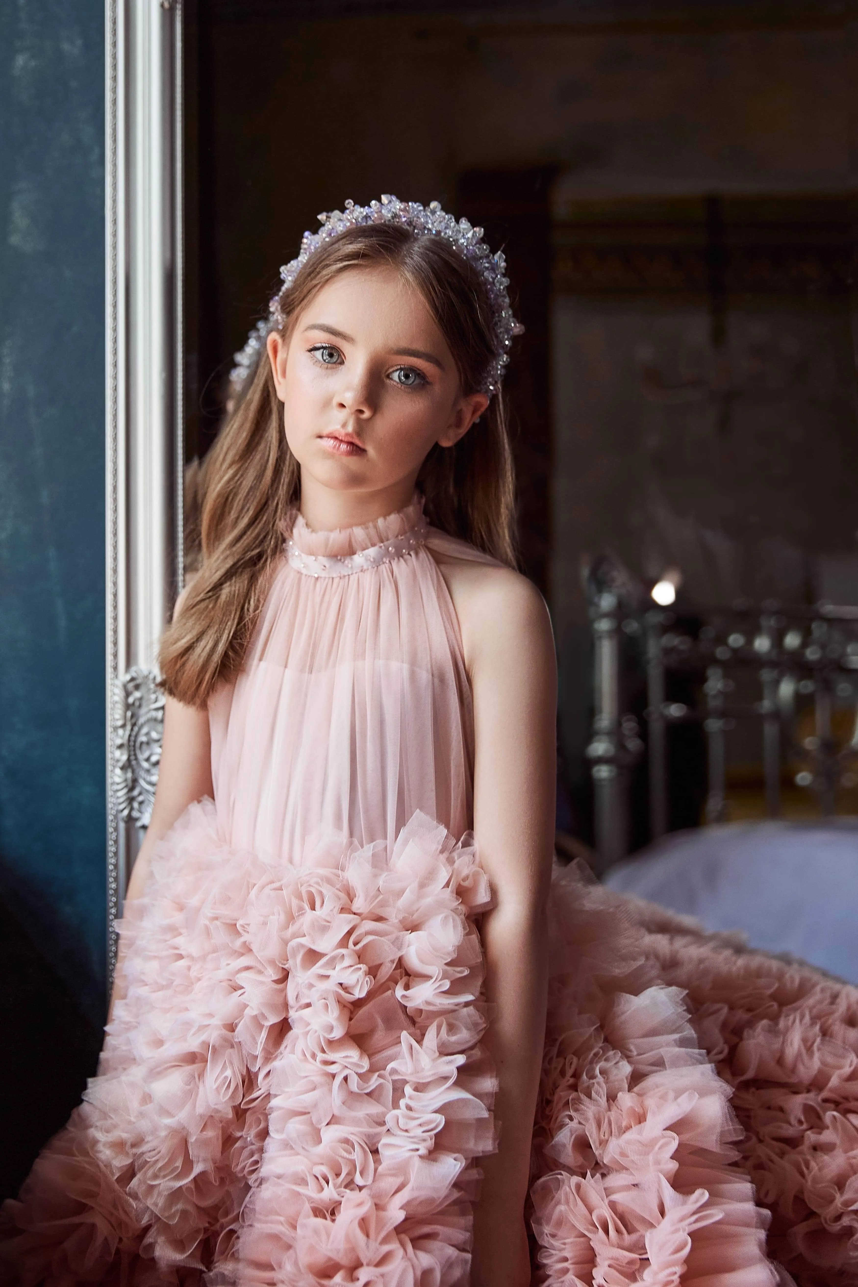 Galina Lovely Pink Princess Ball Gown for Party