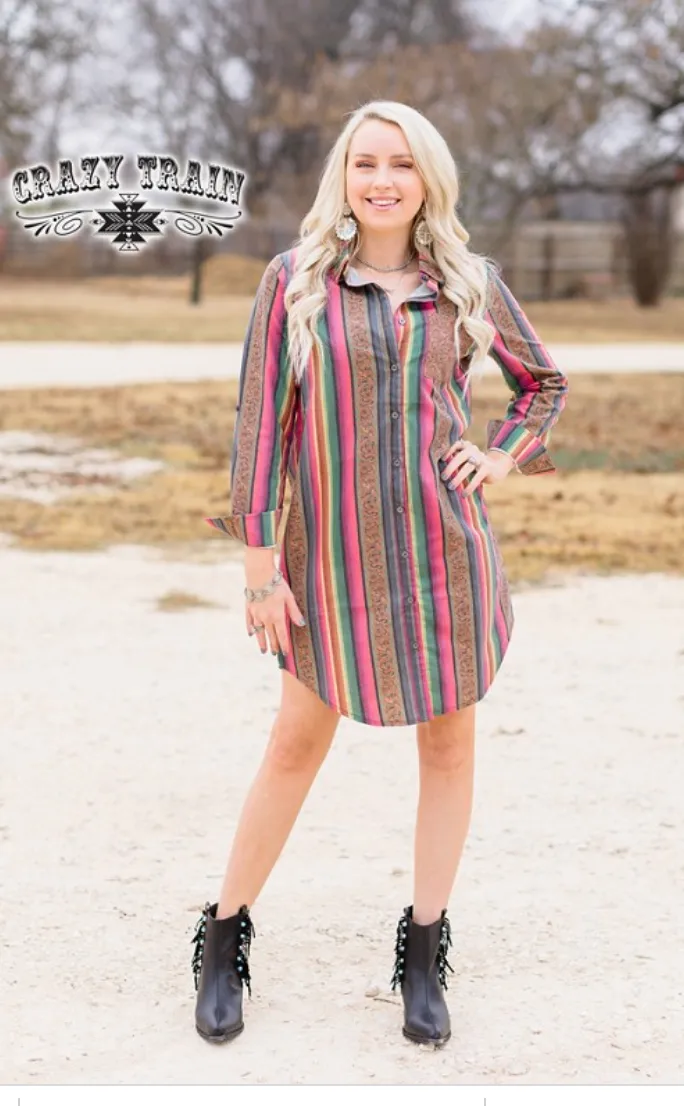 Giddy Up Button Down