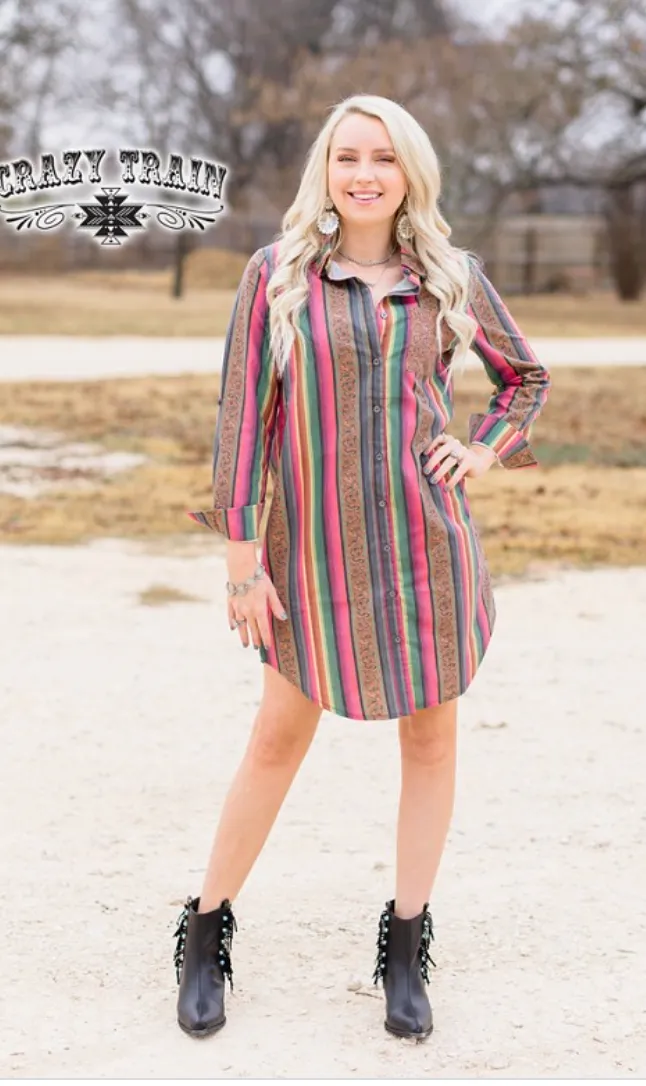 Giddy Up Button Down