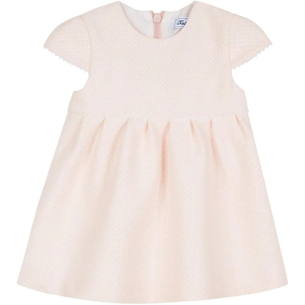 Girls Pink Viscose Dress