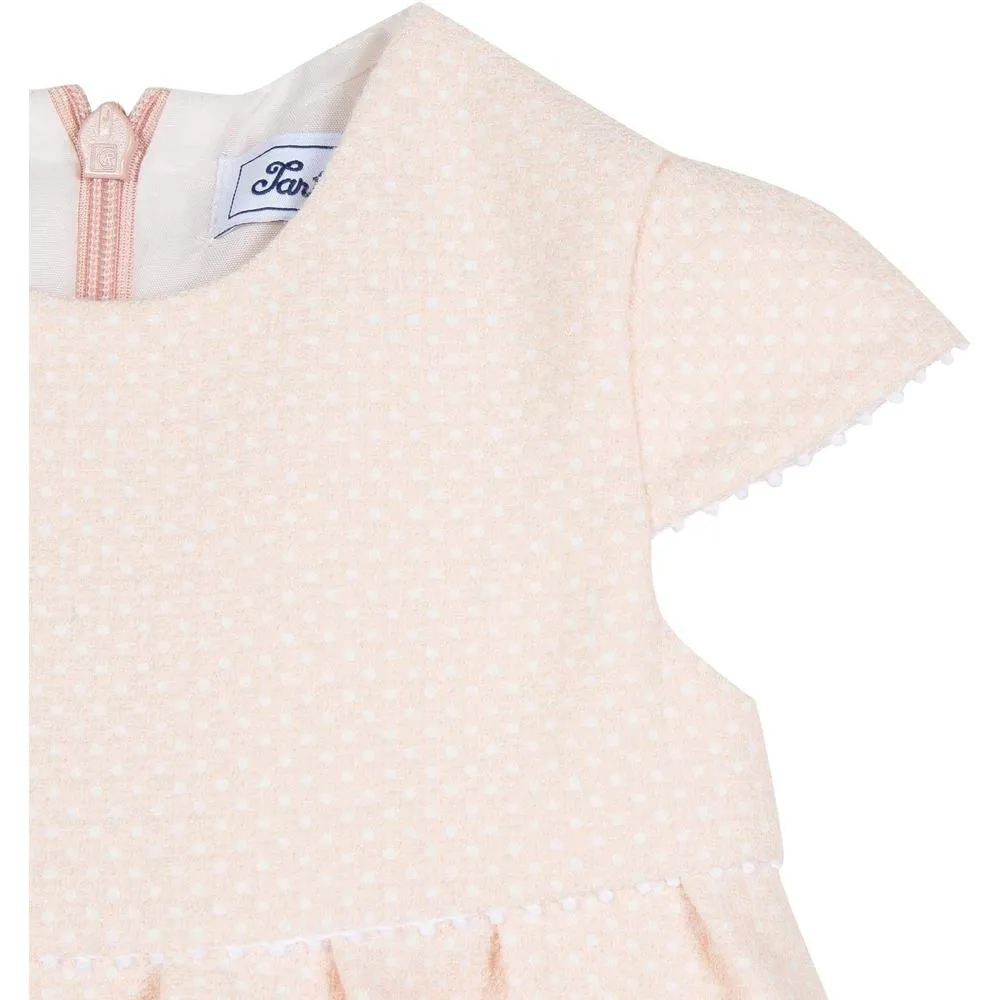 Girls Pink Viscose Dress