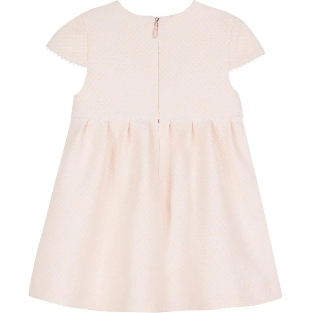 Girls Pink Viscose Dress