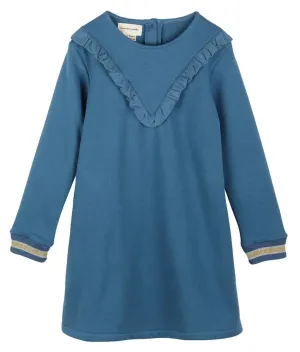 Girls Rosinella Petrol Blue Dress
