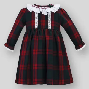 Girls Tartan Dress  - Sarah Louise 013136