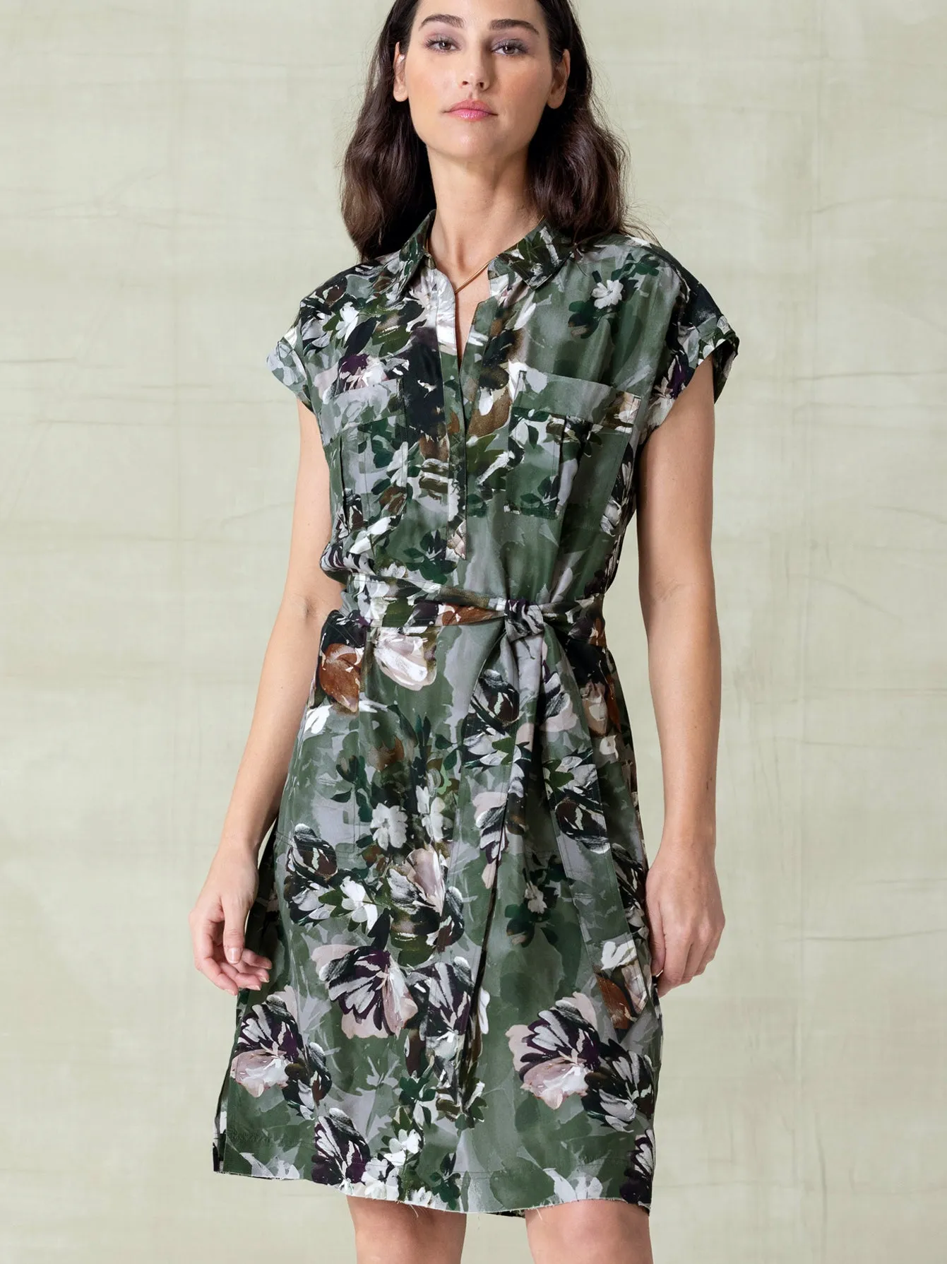 go utility dress print