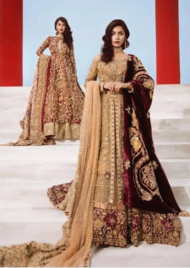 Latest Bridal Frock Lehnga With Embroidery #N7068