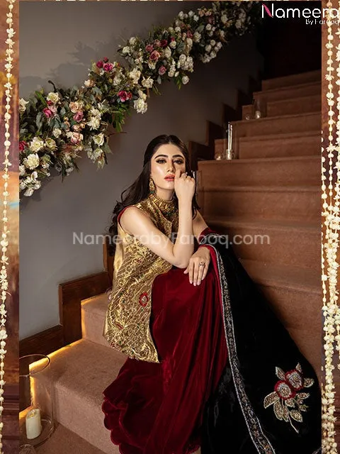 Latest Pakistani Bridal Wear with Short Shirt #BB222