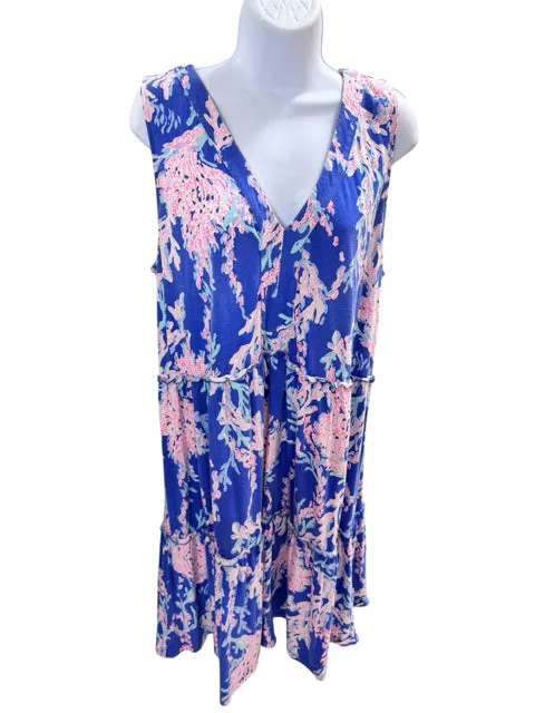 Lilly Pulitzer Women Size L blue & pink Dresses